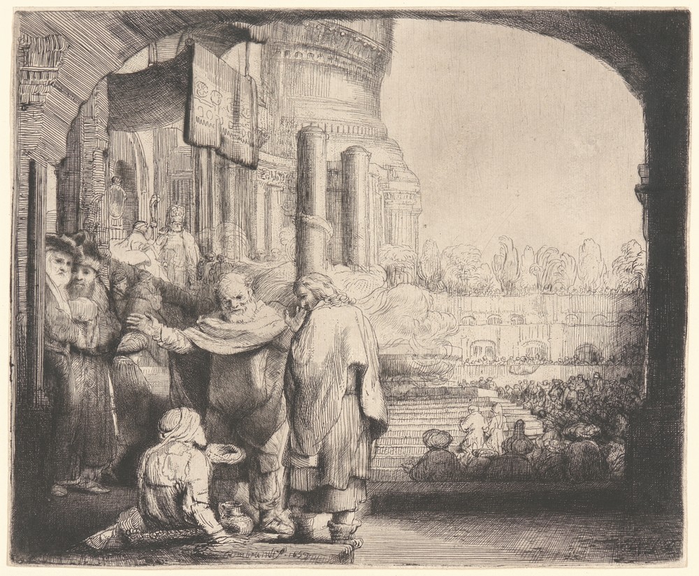 Peter and John Healing the Cripple at the Gate of the Temple
