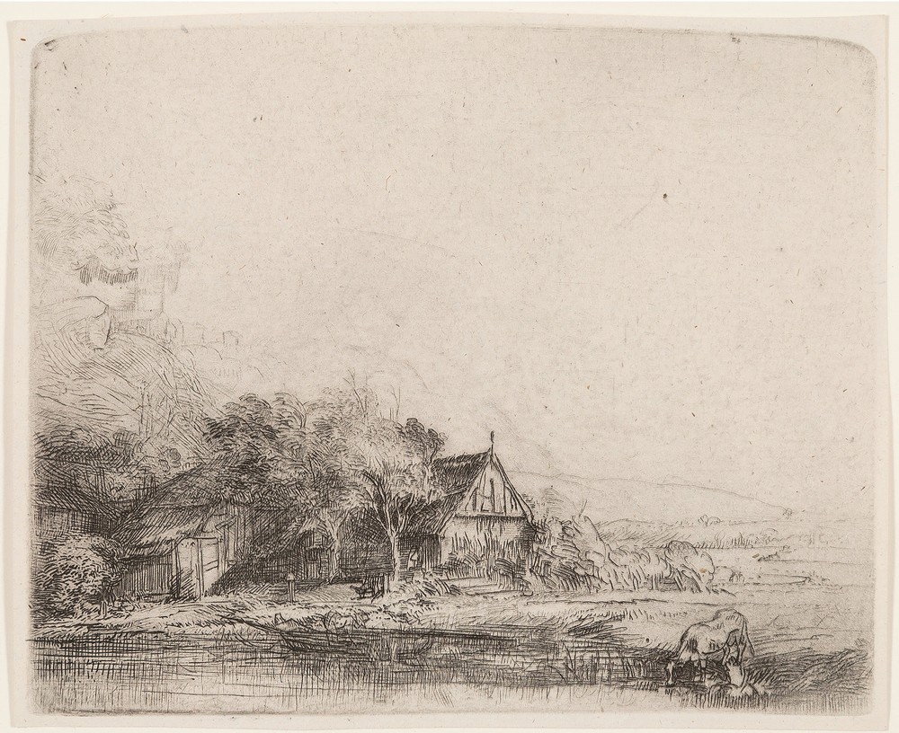 Landscape with cow (circa 1650)