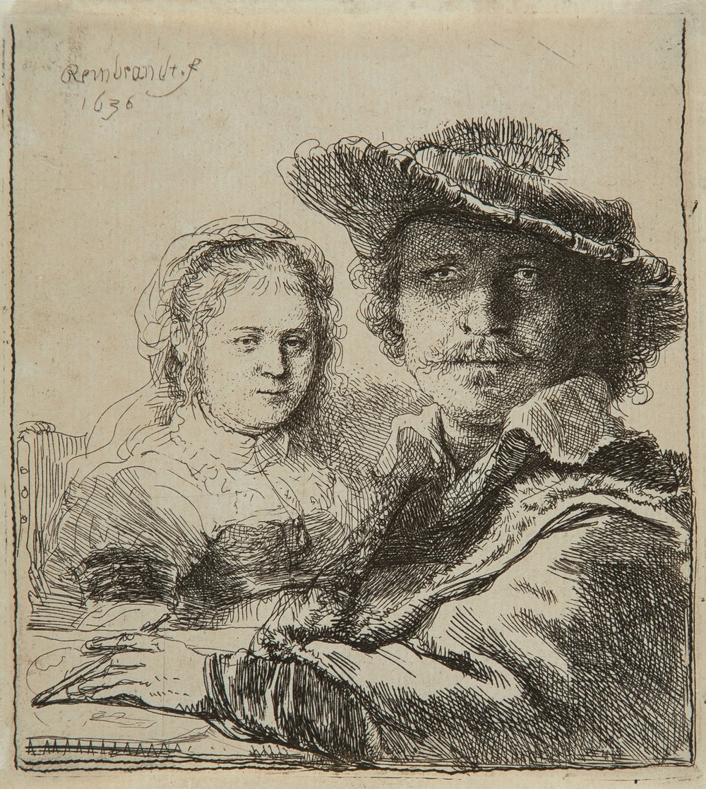 Self-portrait with Saskia