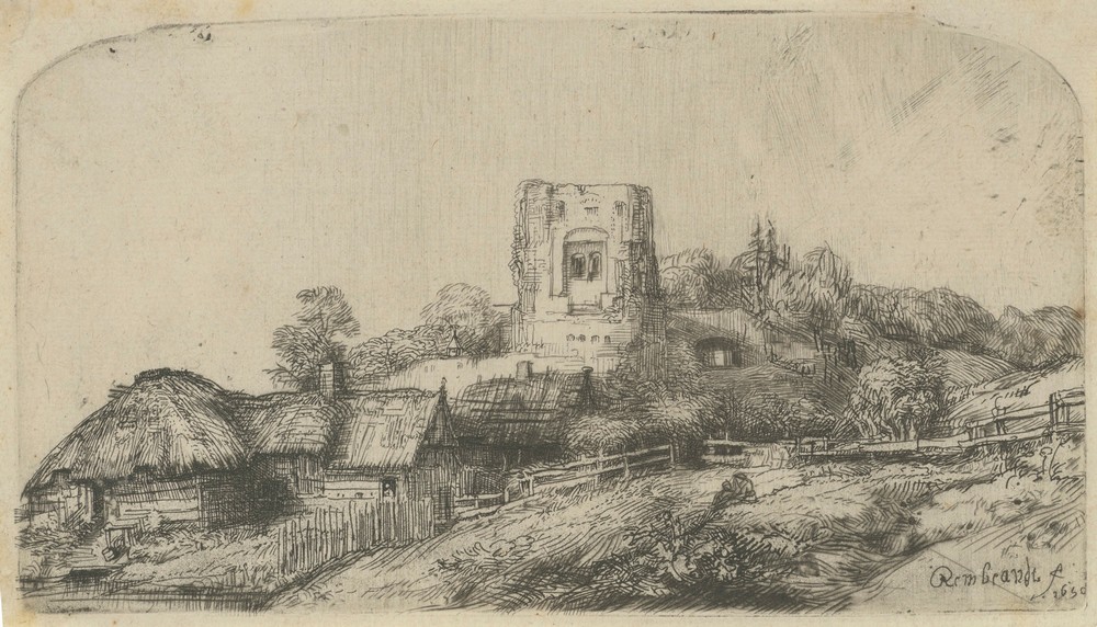 Landscape with a square Tower