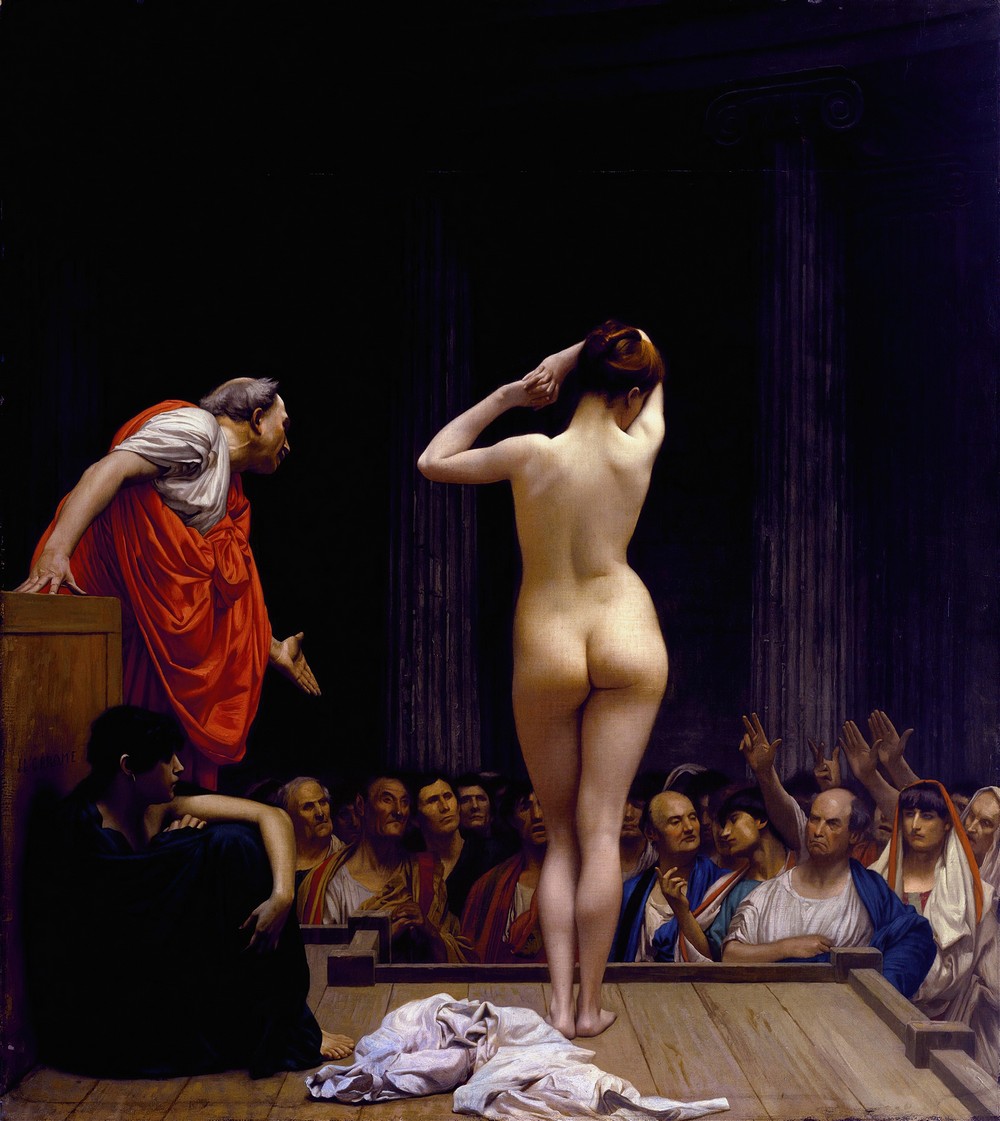 A Roman Slave Market (ca 1884)
