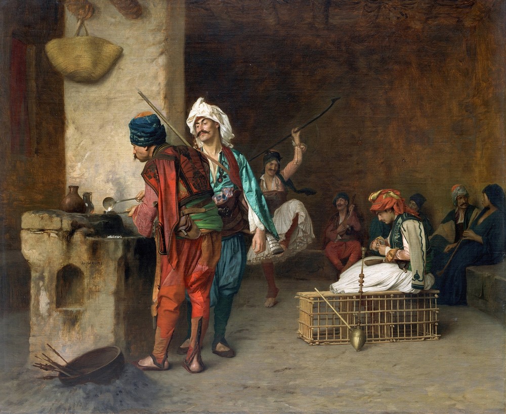 Cafe House-Cairo (Casting Bullets) (1884 or earlier)