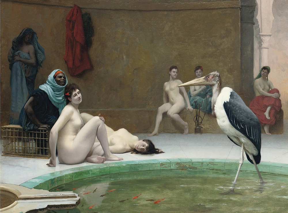 Le Marabout in the Harem bath