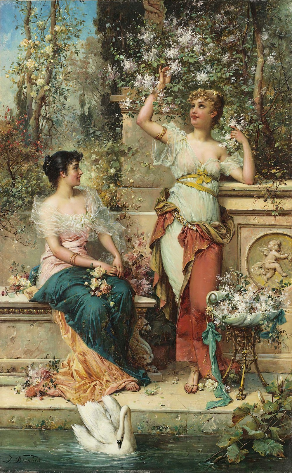 Two Ladies in a Park