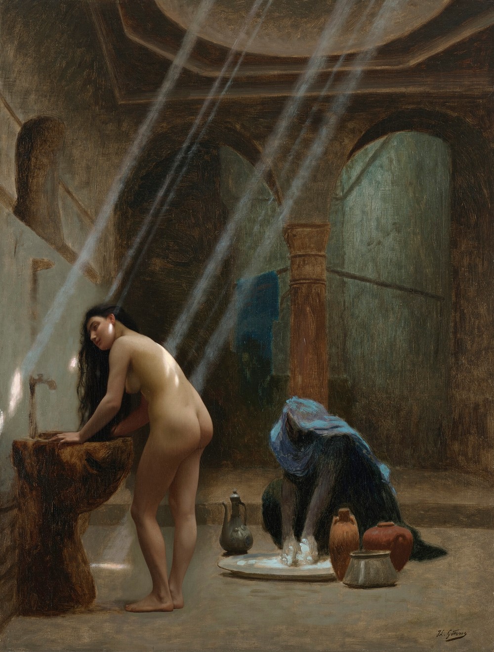 Un bain maure, ébauche (circa 1870s)