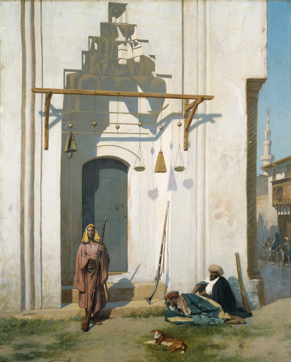 Guards at the Door of a Tomb (1870s)