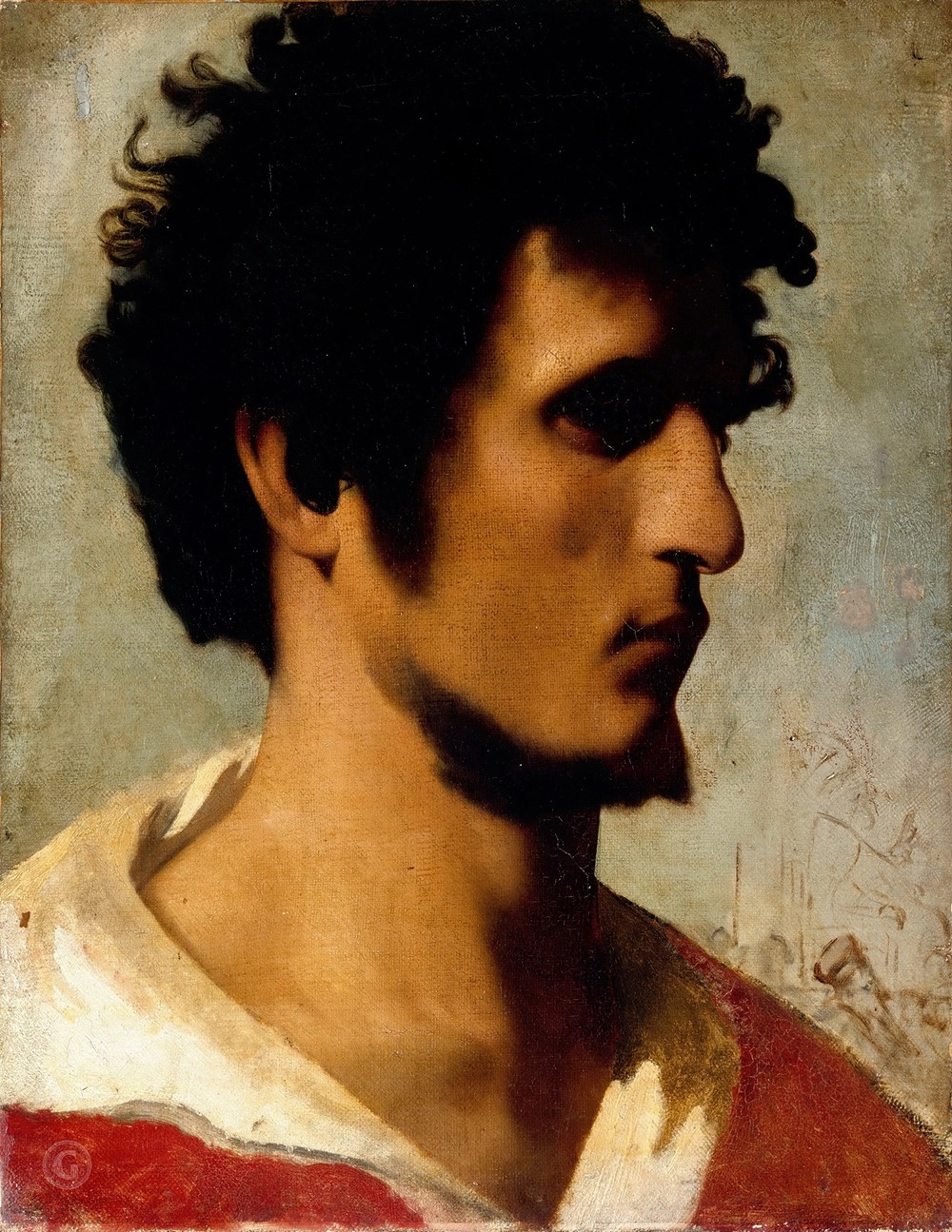 Head of a Peasant from the Roman Countryside