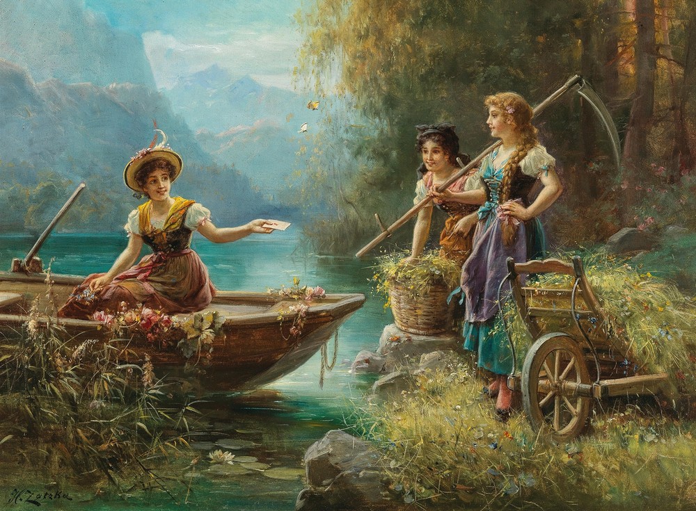 The Love Message (c. 1900)