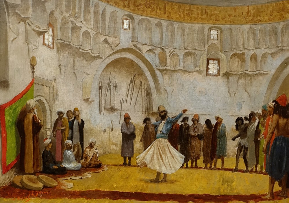 Sketch for Le derviche tourneur (The Whirling Dervish) (c. 1868-1889)