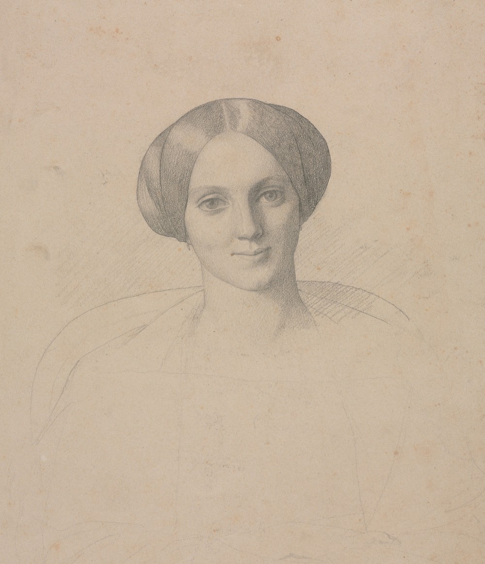 Portrait Head of a Woman (1800s)