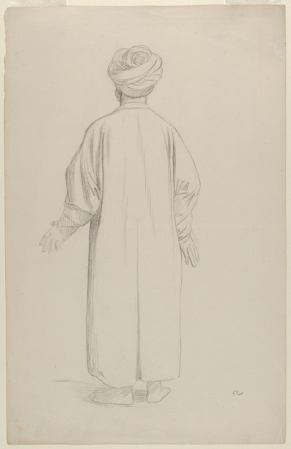 A Muslim Preparing for Prayer
