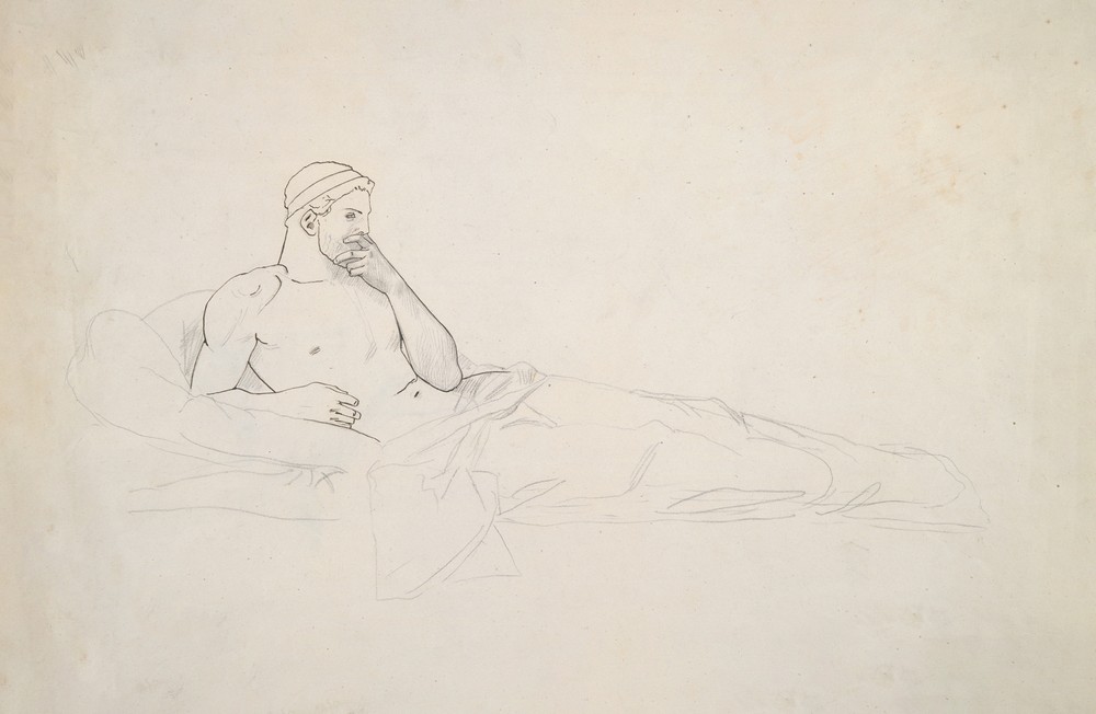 Study for King Candaules (ca. 1859)