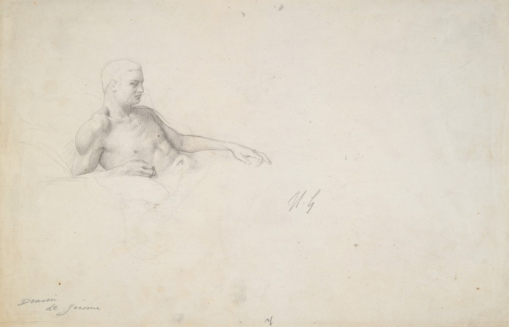 Study for King Candaules (ca. 1859)