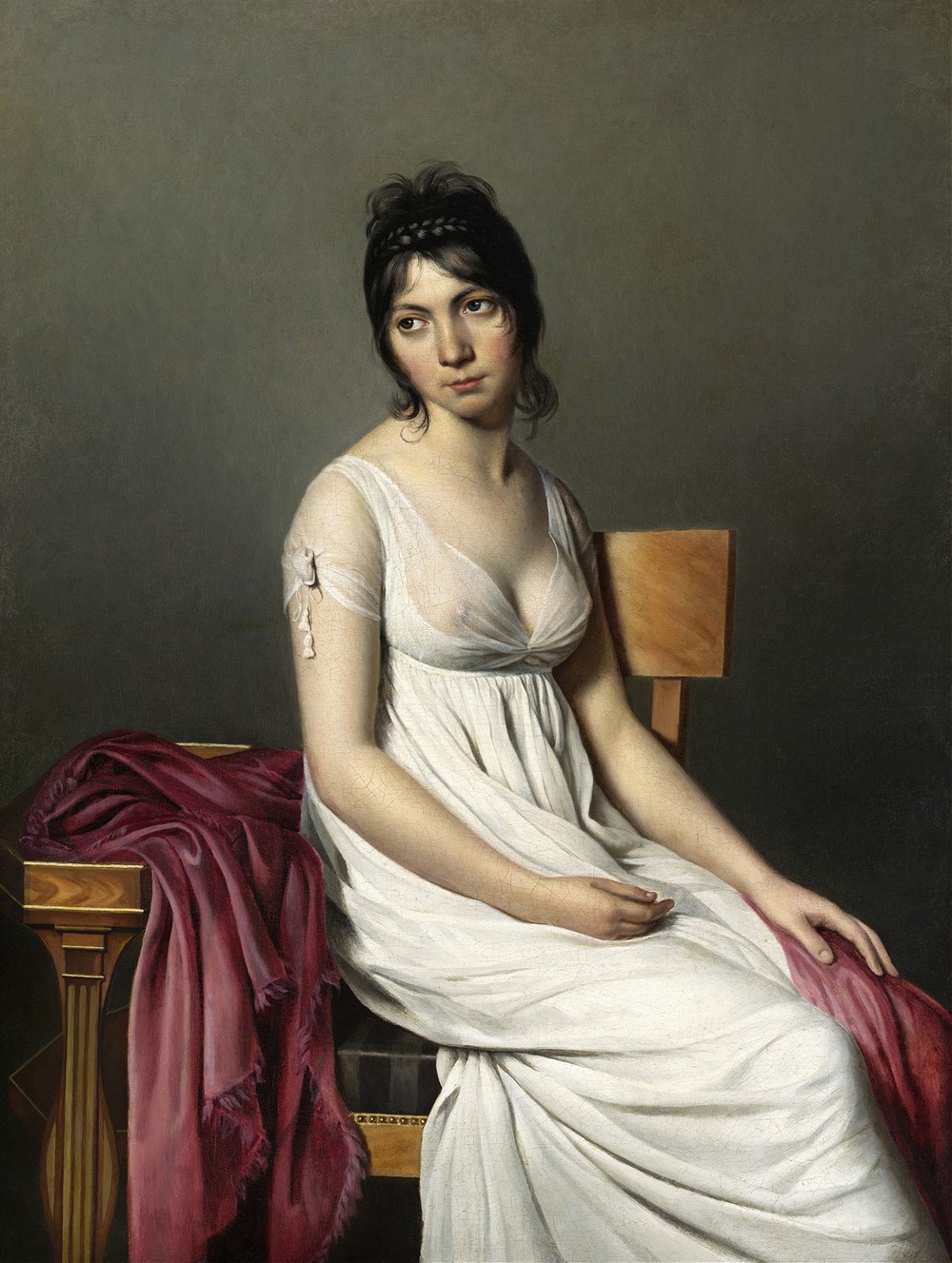 Portrait of a Young Woman in White (c. 1798)
