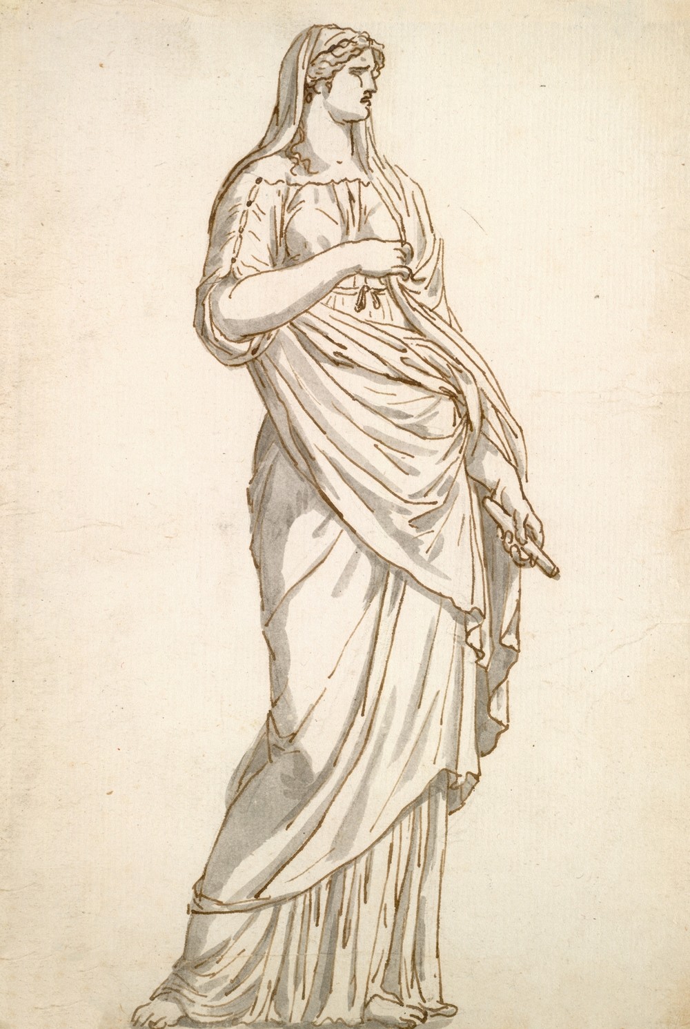 Study of the Sabine Statue from the Villa Medici (c. 1775-1780)