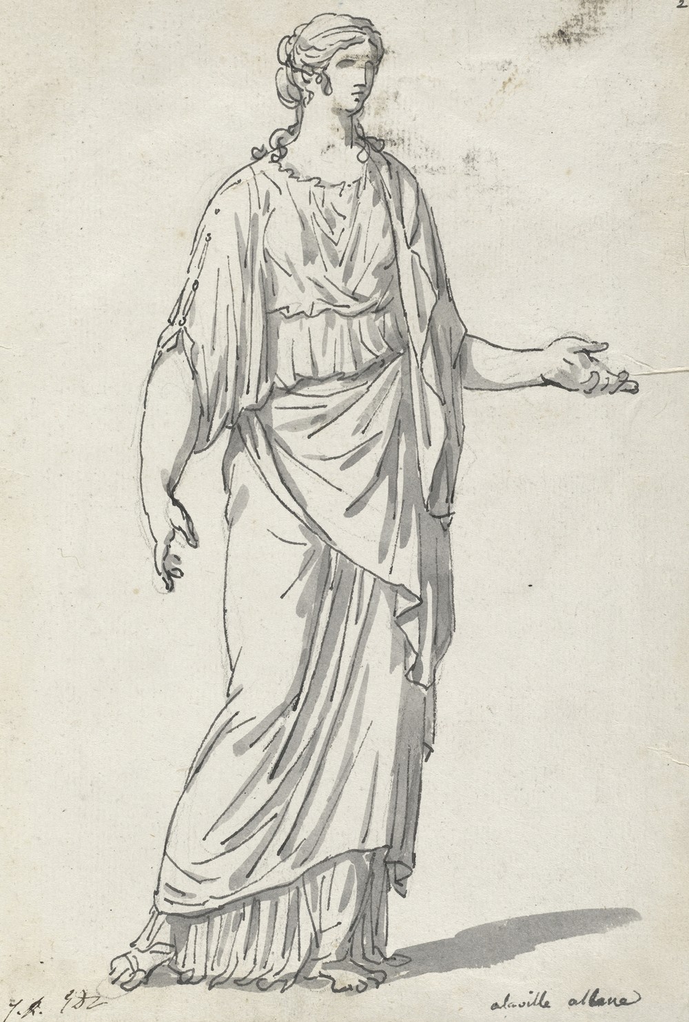 Classical Sculpture of a Woman with an Outstretched Arm (1775-80)