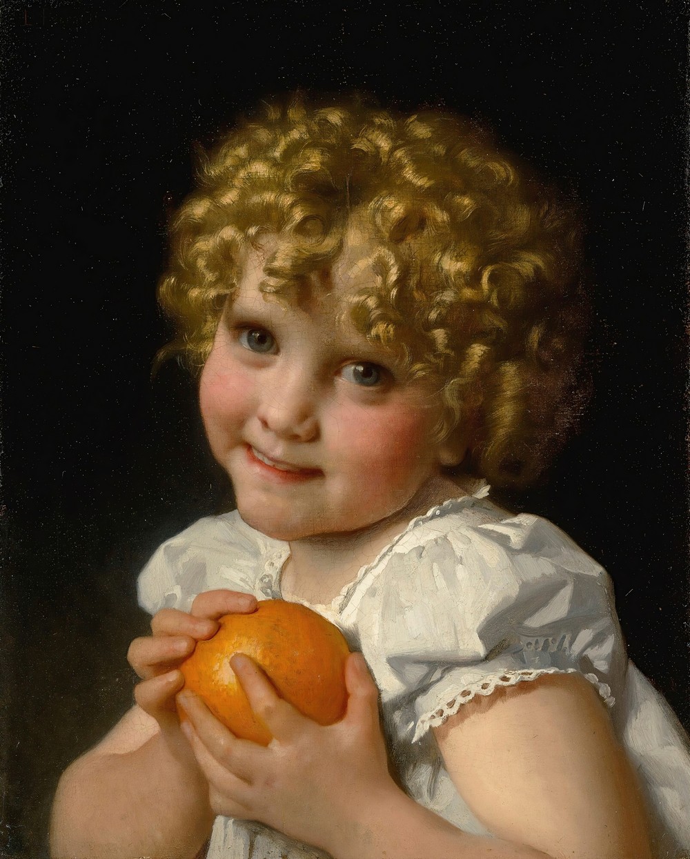 Fillette À L’orange