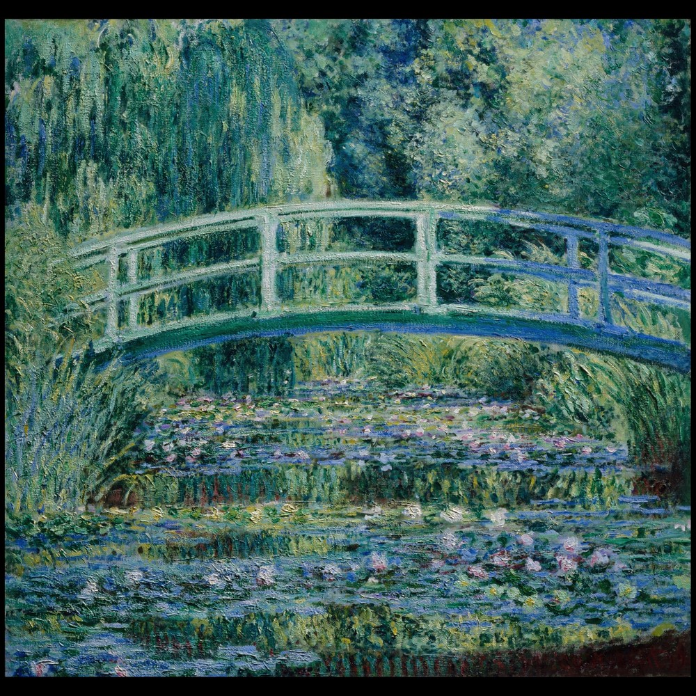 Water Lilies and Japanese Bridge