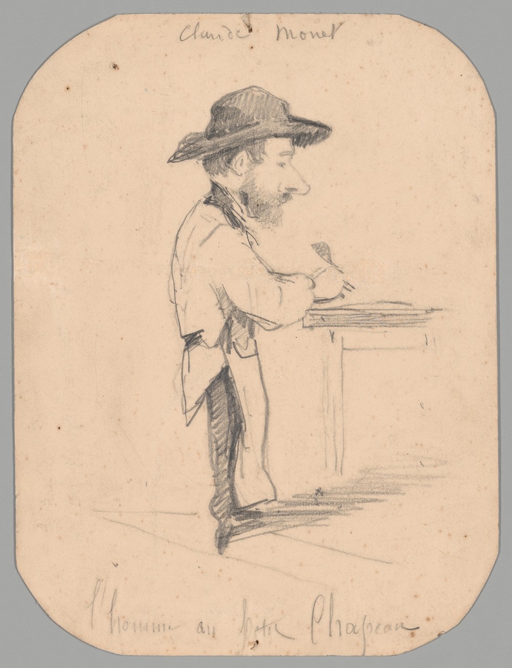 Caricature of a Man in the Small Hat