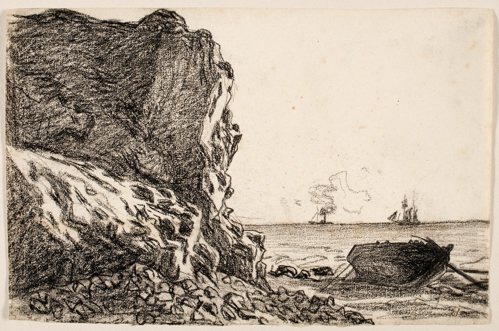 Cliffs and Sea, Sainte-Adresse (c. 1864)