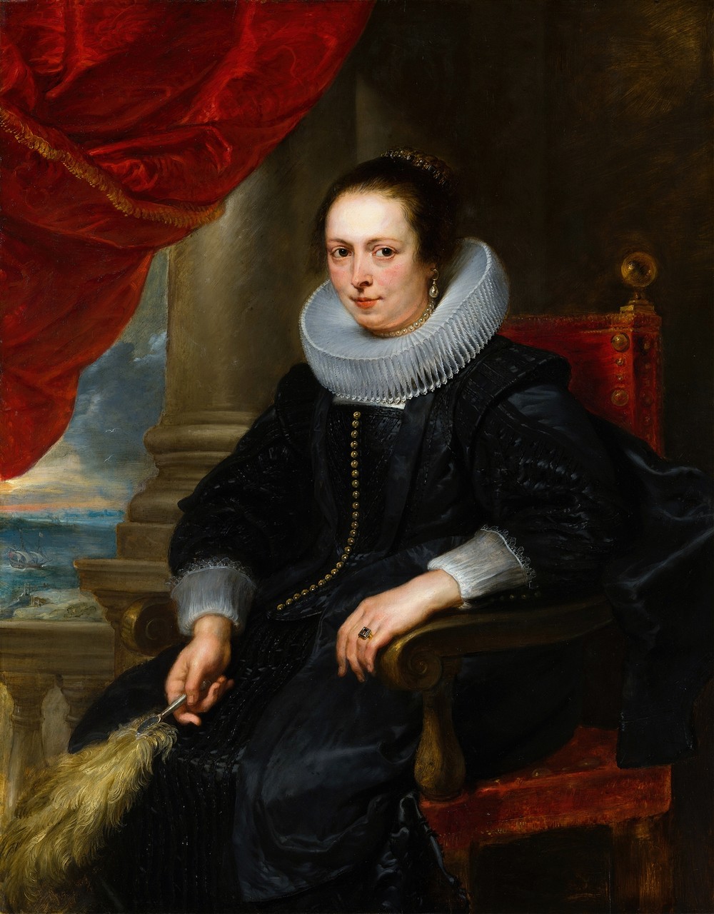 Portrait of a Woman,possibly Clara Fourment (c. 1630)