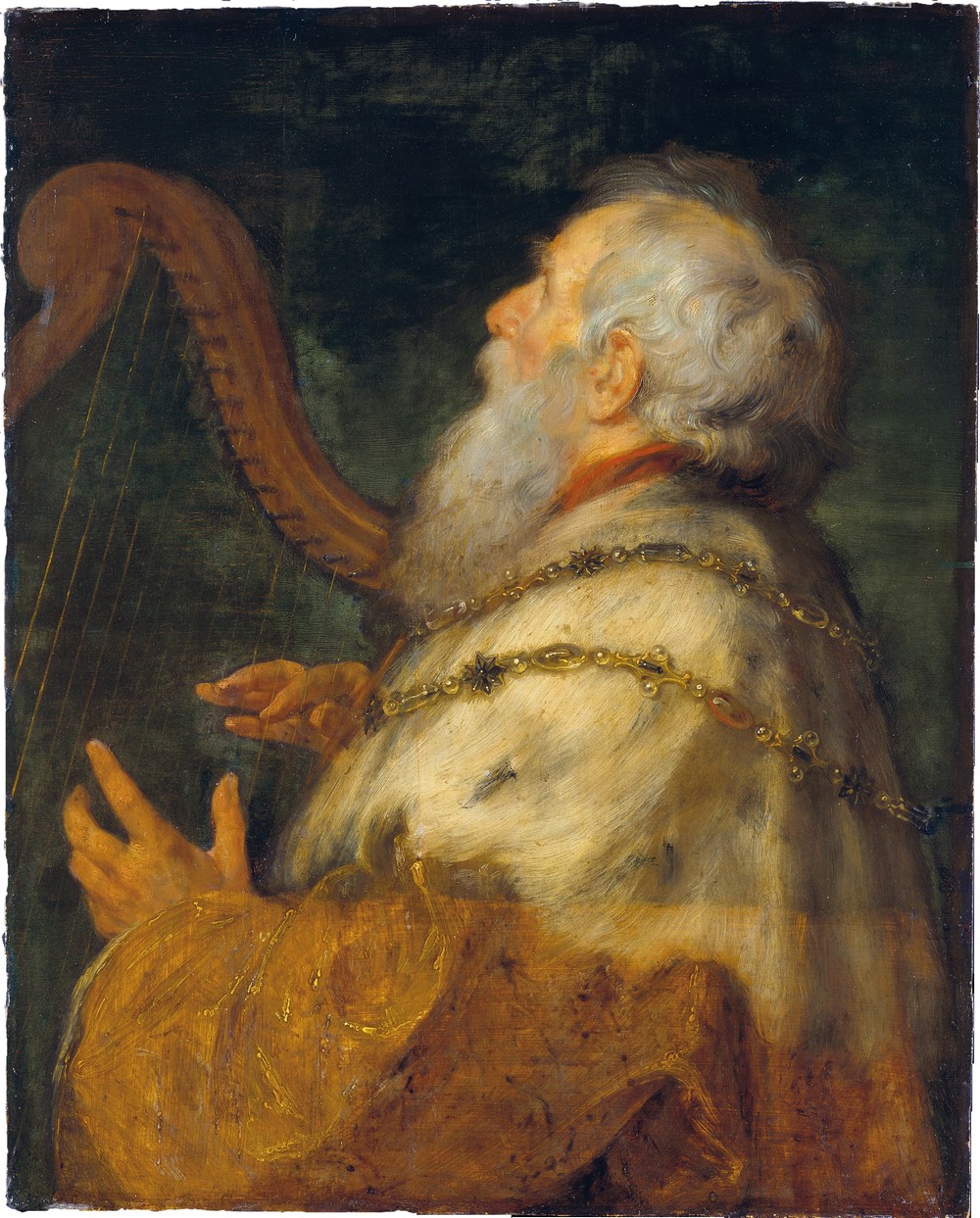 King David Playing the Harp (ca. 1616)