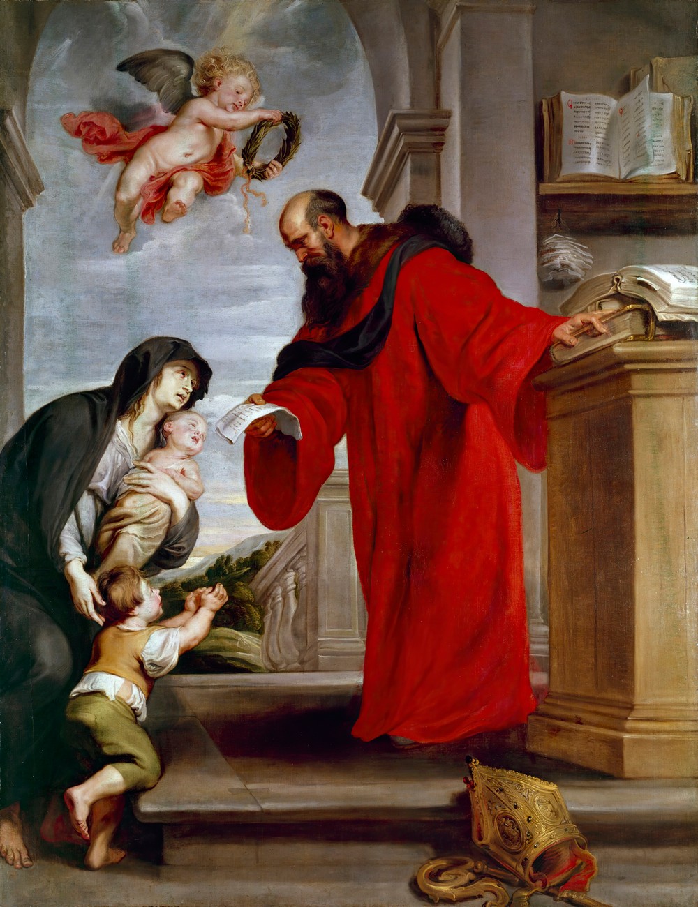 Saint Ives of Treguier, Patron of Lawyers, Defender of Widows and Orphans (between 1615 and 1616)