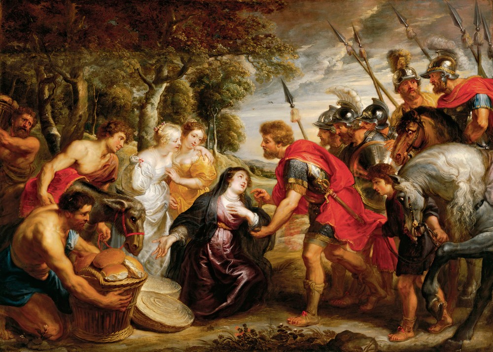 The Meeting of David and Abigail (between 1625 and 1628)