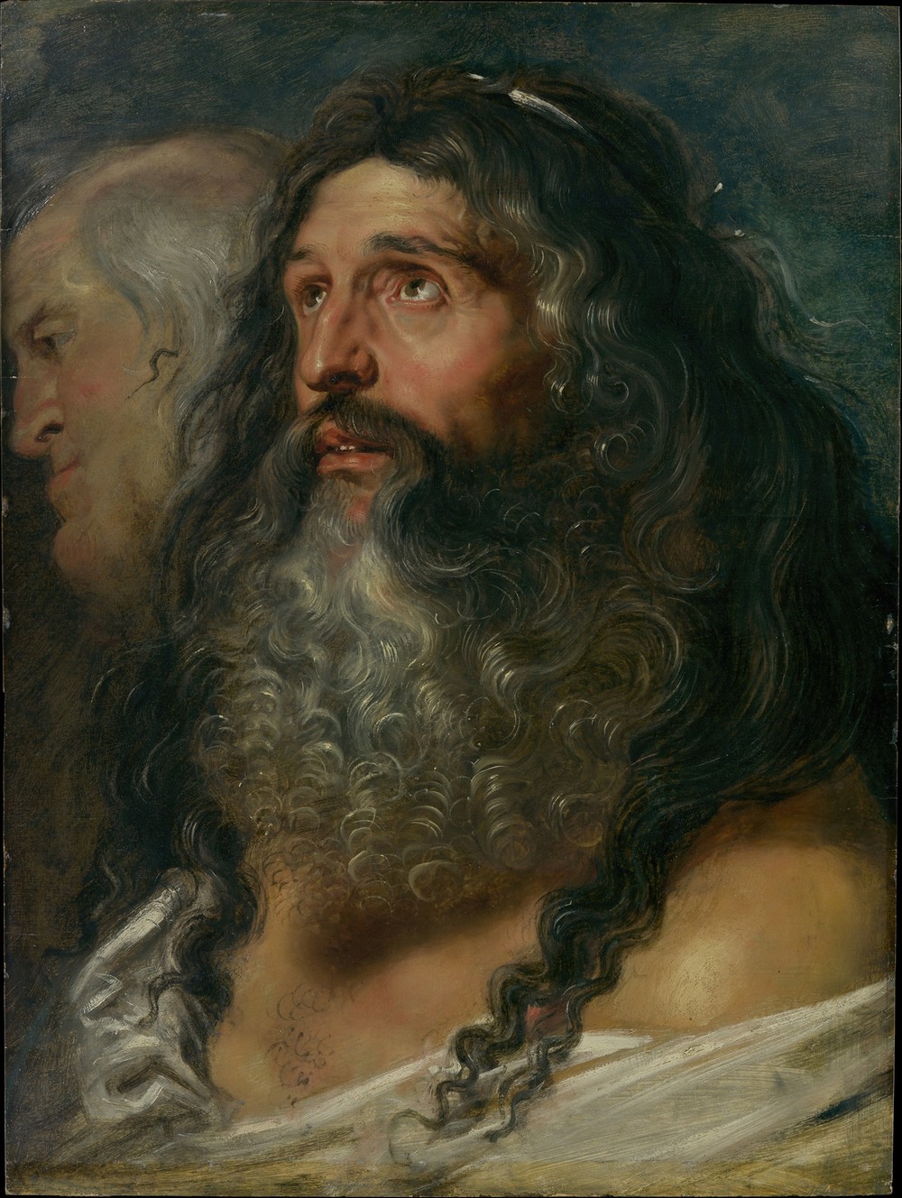 Study of Two Heads (ca. 1609)