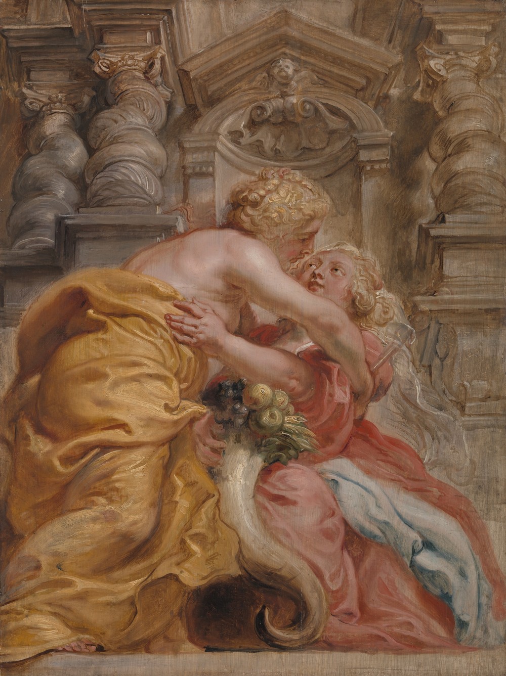 Peace Embracing Plenty (between 1633 and 1634)