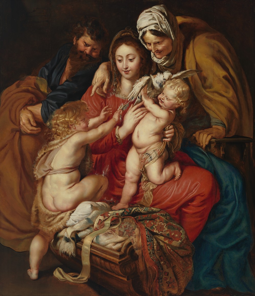 The Holy Family with St. Elizabeth, St. John, and a Dove (circa 1609)