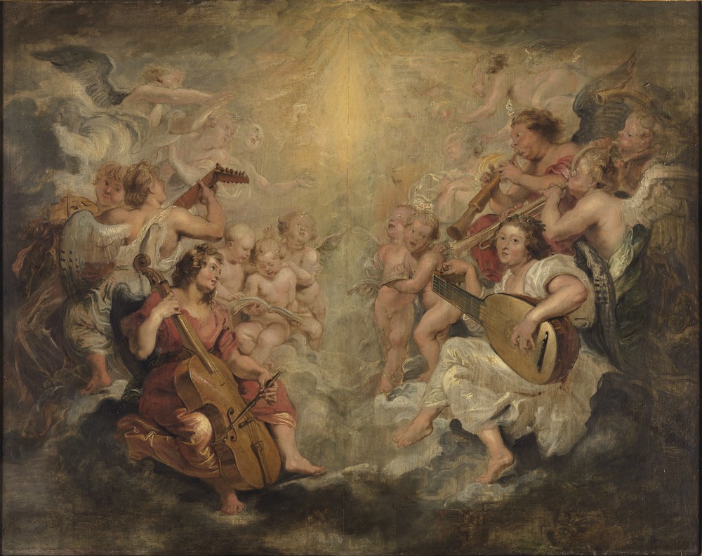 Music making angels (circa 1626-1627)