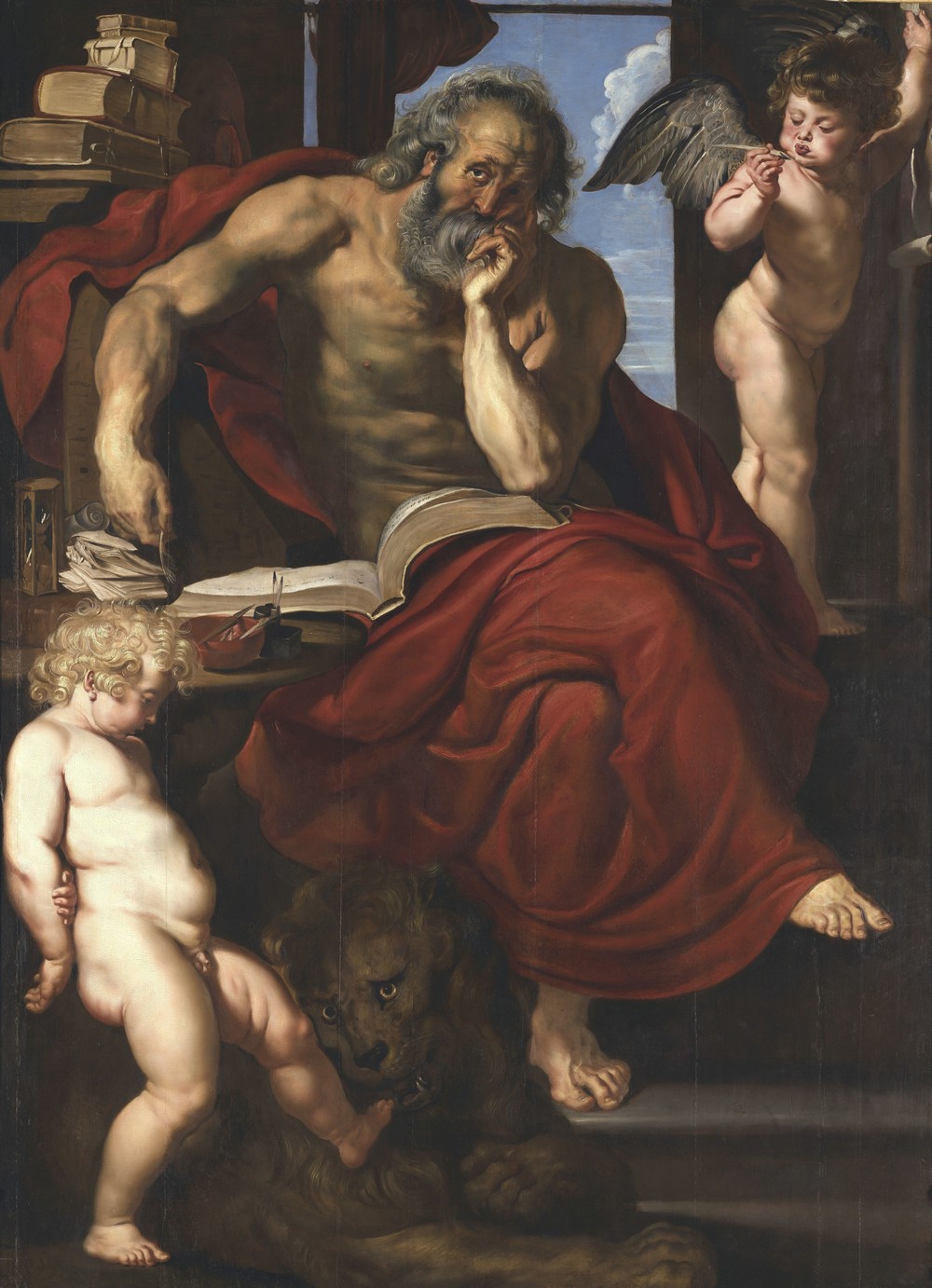 St. Jerome in his Hermitage (between 1608 and 1609)