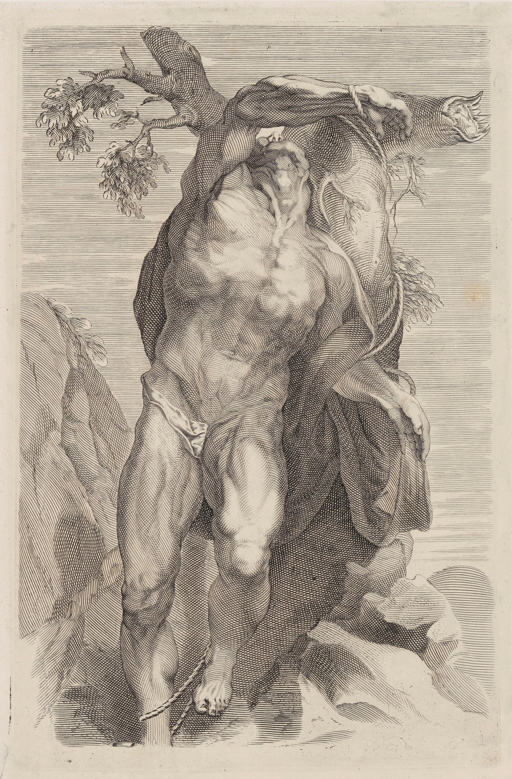 Naked Man Tied Up