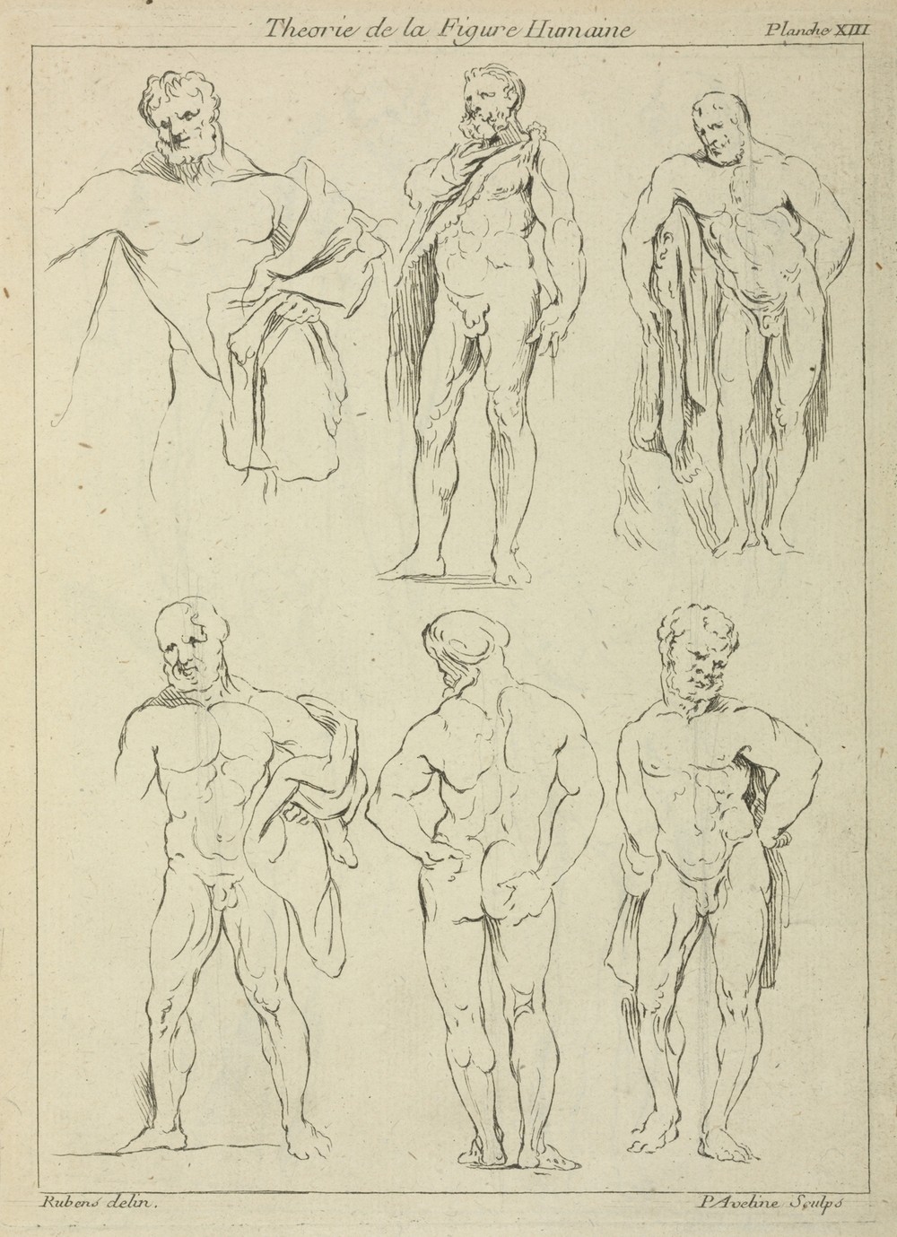 Six male figures