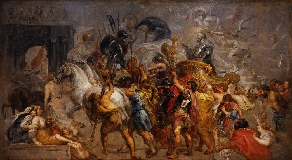 Triumphal entry of Henri IV in Paris (march 22, 1594) (1627 until 1630)