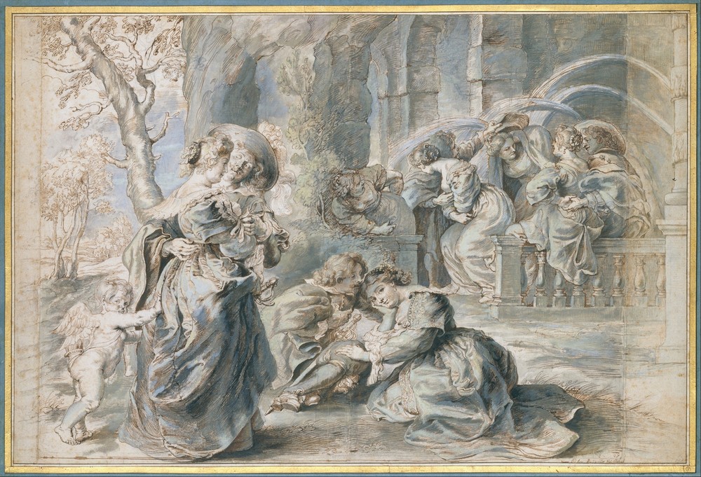 The Garden of Love (left portion) (ca. 1633–35)