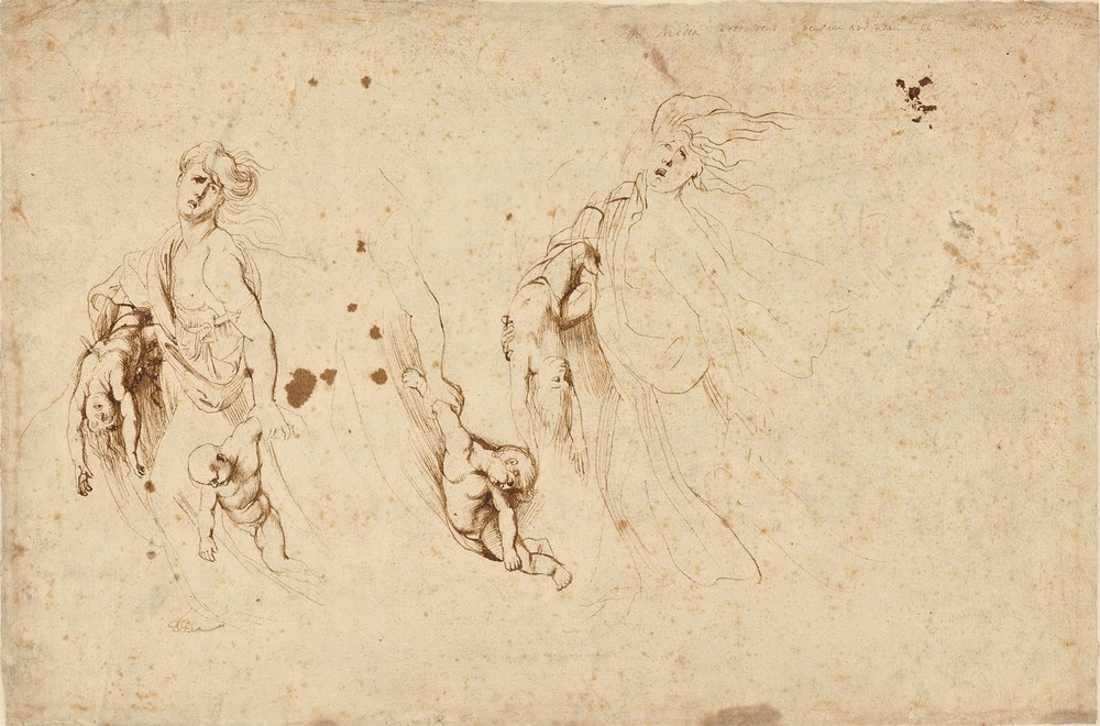 Three Sketches for Medea and Her Children