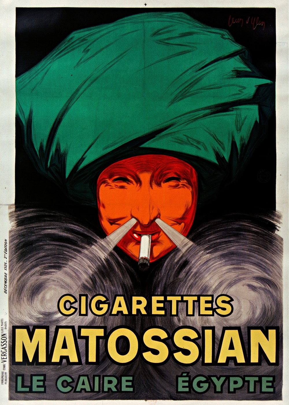 Cigarettes Matossian – Le Caire, Egypte
