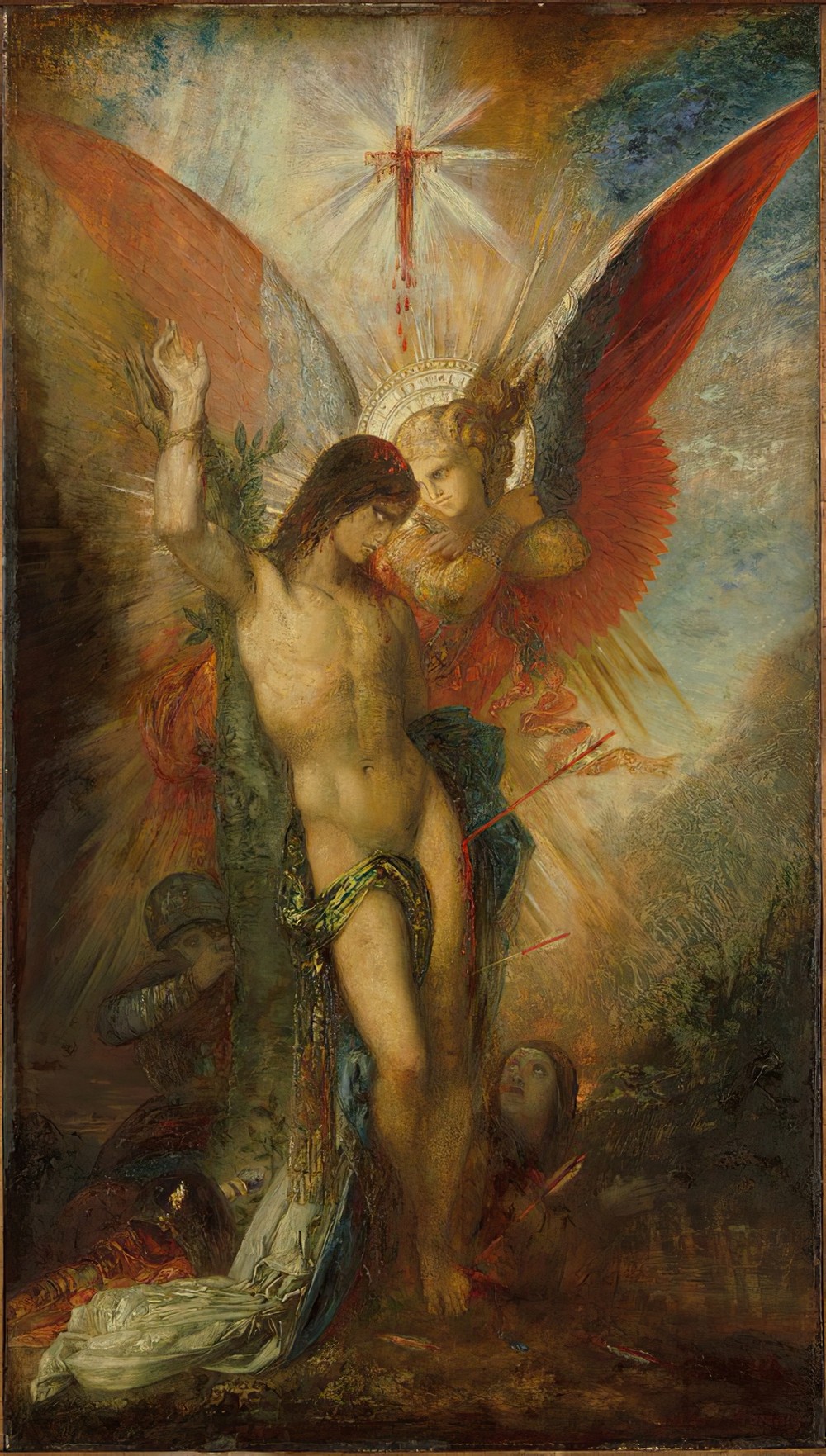 Saint Sebastian And The Angel (C. 1876)