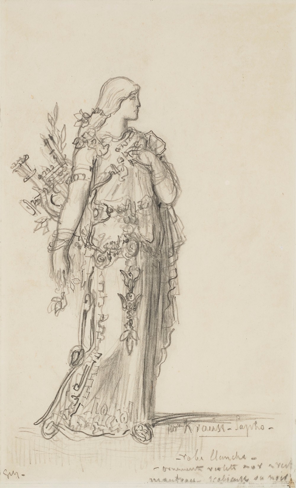 Costume design for Sapho
