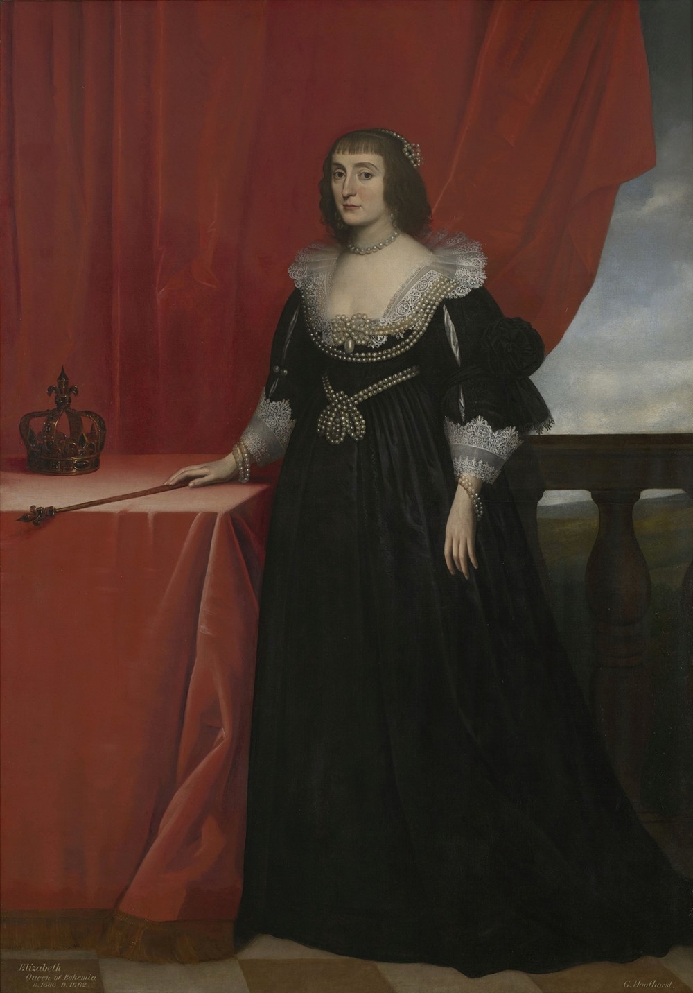 Portrait of Elizabeth Stuart, Queen of Bohemia (ca 1630)