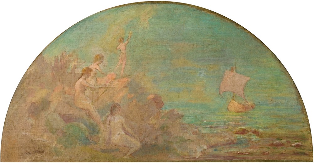 The Sirens (a lunette)