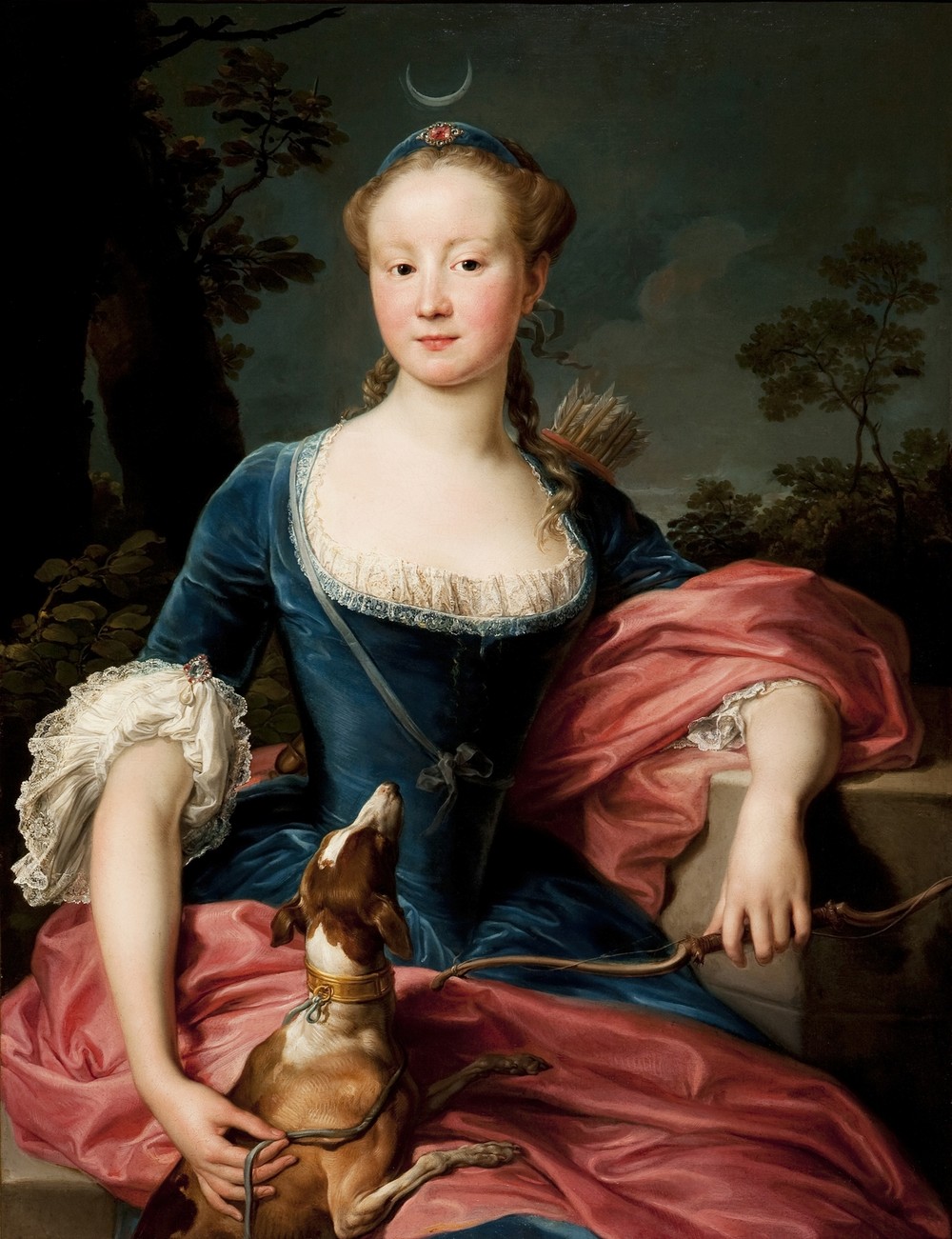 Portrait of a Lady as Diana the Huntress (1760s)
