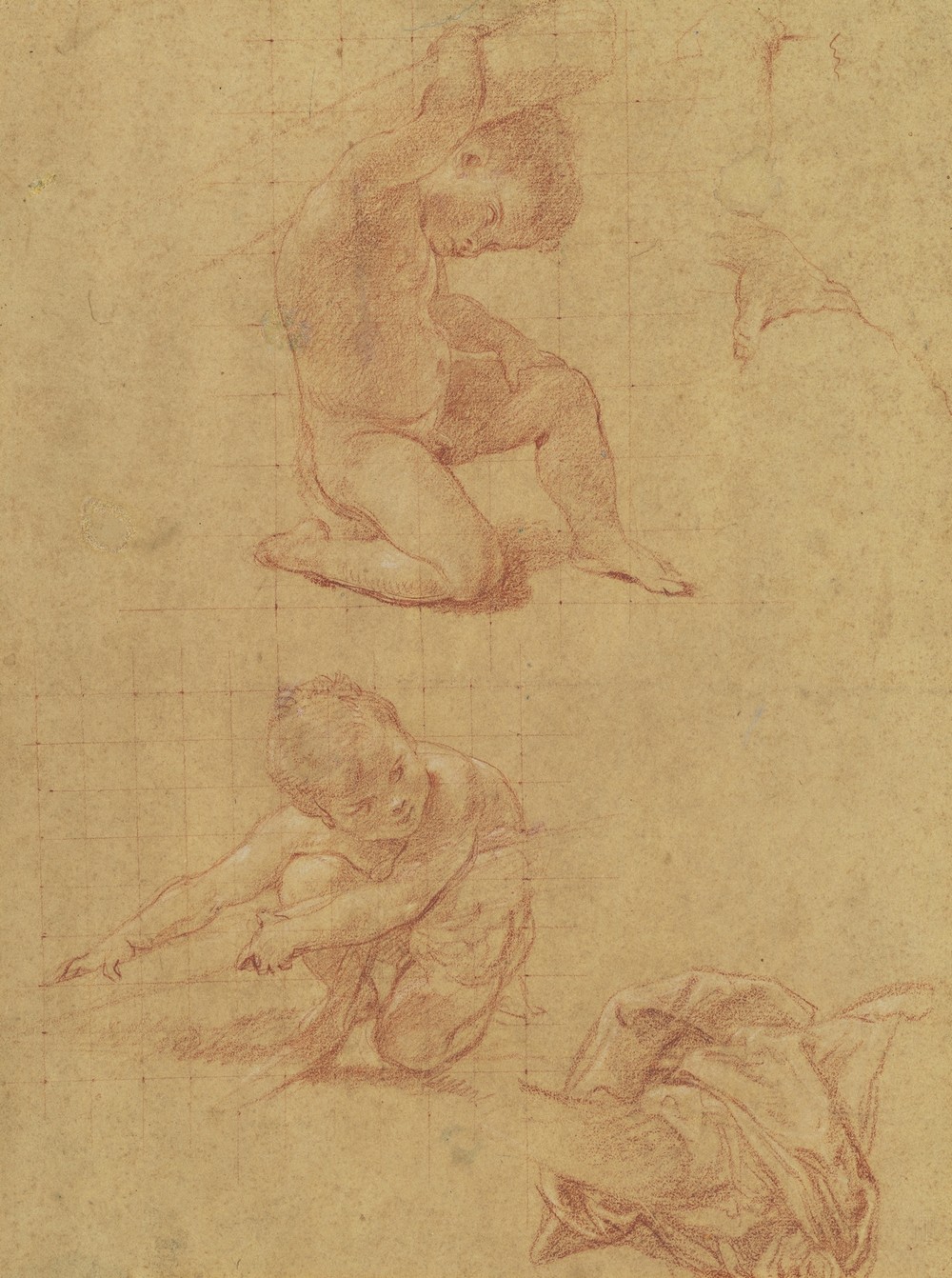 Two Nude Children Lifting a Cudgel (c. 1748)