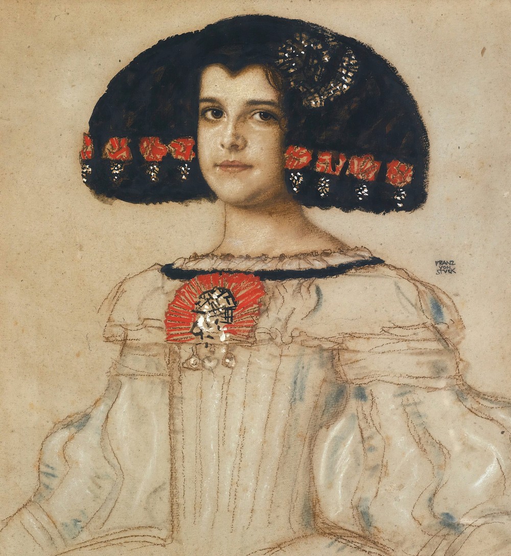 Mary, the artist’s daughter, in velasquez dress