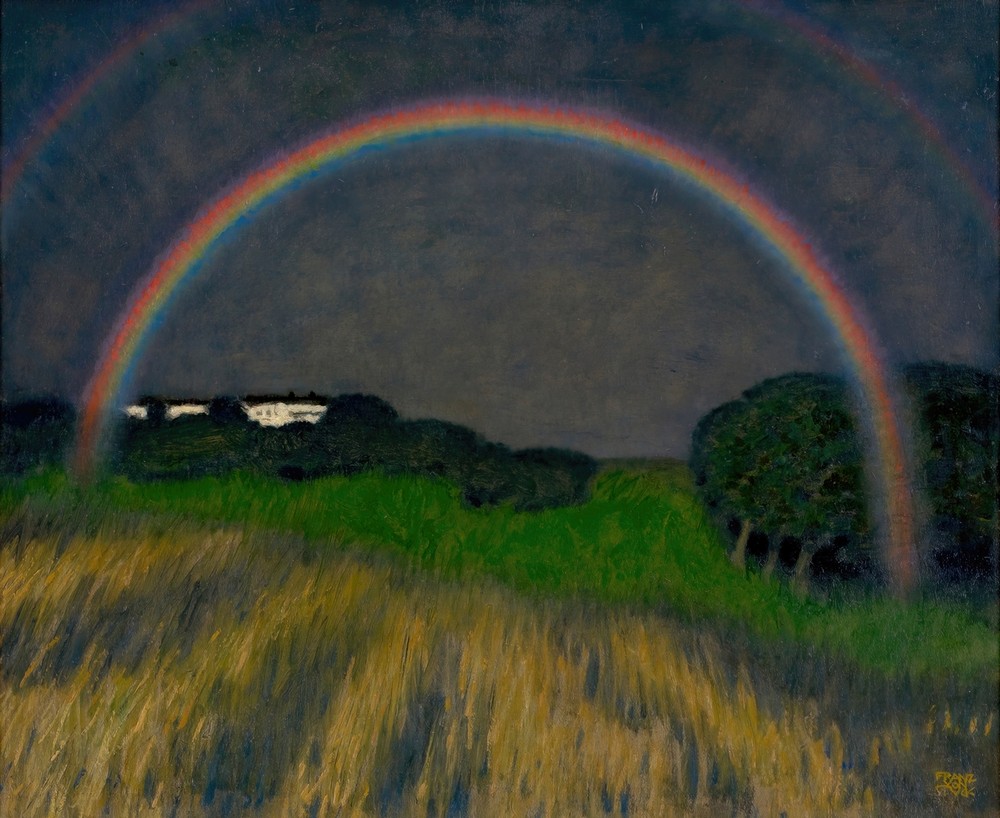 Rainbow landscape