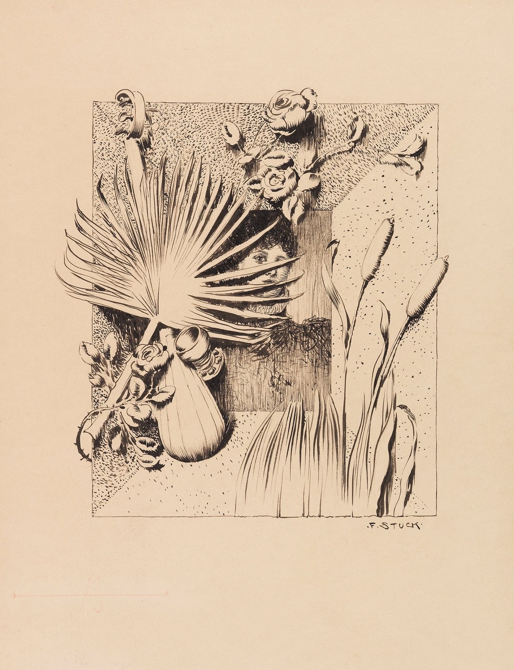 Entwurf für einen Bilderrahmen (Ca. 1888)
