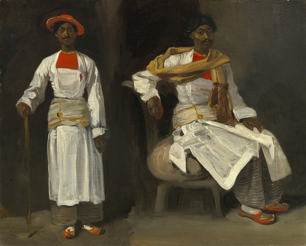 Two Studies of an Indian from Calcutta,Seated and Standing (c. 1823-1824)