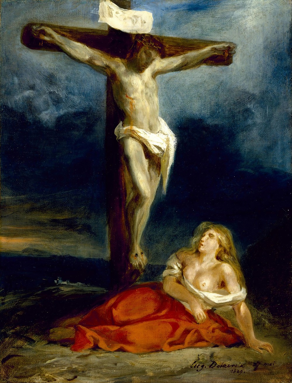 Saint Mary Magdalene At The Foot Of The Cross